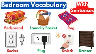 Bedroom Vocabulary | Bedroom Vocabulary in English | English Vocabulary | Listen and Practice