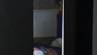 Боня спит в белье)