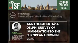 ASK THE EXPERTS? A DELPHI SURVEY OF IMMIGRATION TO THE EUROPEAN UNION IN 2030