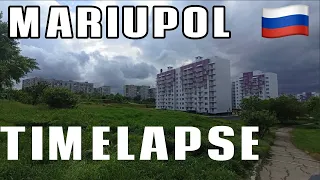 MARIUPOL 2023 WALKING THROUGH THE CITY TIMELAPSE