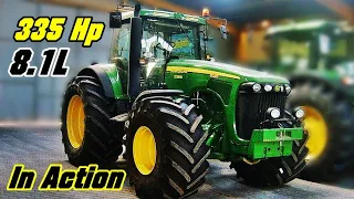 Deere 8520 on drilling action [Pure Screaming engine/TURN SOUND ON] by ALWilkinson Contract Farm -HD