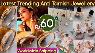 Latest Trending Anti Tarnish Jewellery Collection 2024 | New Luxury Bracelets, Earrings & Pendents