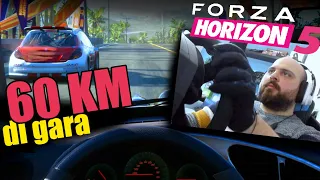 La GARA PIU' LUNGA di Forza Horizon 5 col VOLANTE (60 KM)