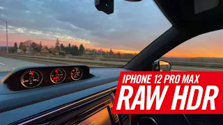 iPhone 12 Pro Max RAW HDR Video Examples