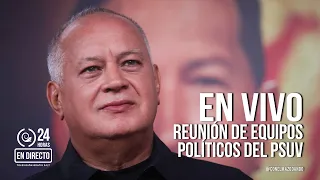 EN VIVO │ Diosdado encabeza reunión de equipos político del PSUV