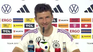 DFB-Pressekonferenz mit Thomas Müller vor der EM 2024