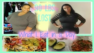 What I Eat in a Day| 90 lbs lost