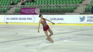 ISU 2014 Grand Prix- Ljubljana Ladies Free Skate Yuka NAGAI JPN