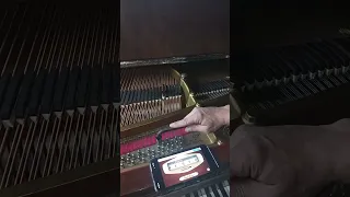 How to tune a grand piano for FREE using Pano tuner and homemade tuning kit and zero training.