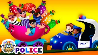 ChuChu TV Police Rail Road Chase Episode - ChuChu TV Police Fun Cartoons for Kids