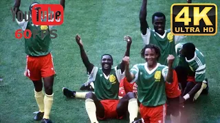 Cameroon - Romania World Cup 1990 | Full Highlights | 4K ULTRA HD 60 fps