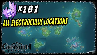 All 181 Electroculus Locations in Genshin Impact (Inazuma 2.2 Update)