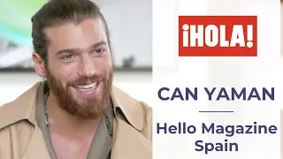 Can Yaman ❖ Speaking English! ❖ Hello Magazine Spain ❖ Interview ❖ English ❖  2019