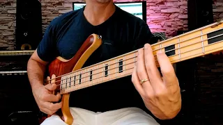 MONSTER Gm PENTATONIC FUNK RIFF (Slap Bass Lesson)