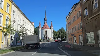 4k Driving in Germany 🇩🇪 ( Zittau ) City  Tour | Beautiful Small Town in Germany | 4k60fps