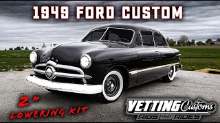 Putting a 2" Lowering Kit on a 1949 Ford Custom | Vetting Customs