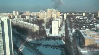 Time lapse - 24 hours in 2 minutes - Moscow - winter