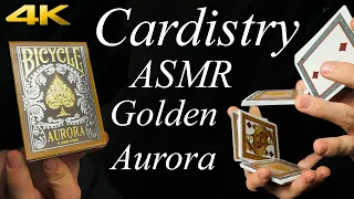 Cardistry ASMR Bicycle Golden Aured 4K