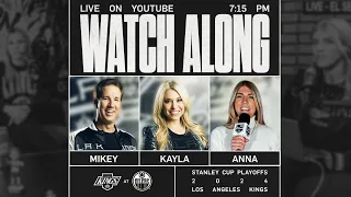 LA Kings at Edmonton Oilers - Round 1 Game 5 | LA Kings Live Watch-Along from Los Angeles!