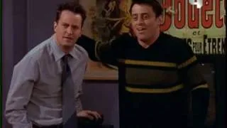 F.R.I.E.N.D.S JOEY SCENE+ CHANDLER " Space Oddity "HILARIOUS