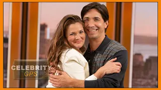 DREW BARRYMORE gets emotional at JUSTIN LONG reunion - Hollywood TV