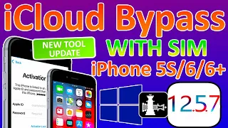 📱New iHello iCloud Bypass Windows iPhone 5S/6/6 Plus iOS 12.5.7 with Signal/Sim CheckRa1n Jailbreak