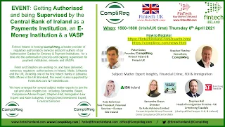 20210408  Authorisation Fintech Ireland CompliReg