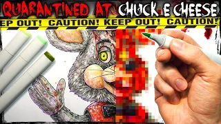 Five Nights At Chuck E Cheese 🐭 Creepypasta Story + Drawing