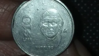 Increíble Moneda De 10 Pesos Hidalgo 1986 México MX Valiosa 🇲🇽🇲🇽