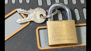 ∅ Picks 30mm Craftsman Brass Padlock (144)