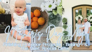 Mother’s Day Weekend Vlog! FINISHING OUTDOOR PROJECTS • BAKING • & THE MOST SPECIAL GIFTS!!!