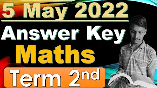 Maths Answer Key || Mathematics Solutions 2022 Term 2 | Maths Answer Key 2022 CBSE Class 10 | Term 2