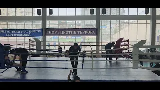Газибутаев Гази 12 лет Финал  чемпионата Дагестана по Тайскому Боксу,   4 мая 2024 г.