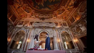 The most romantic and intimate wedding ceremony at the palace in Venice Italy