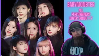 BABYMONSTER《ALL performance 》cover songs 1-7 I'M HOOKED!