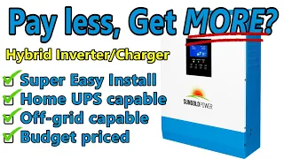 SunGoldPower 24V 3000W All-in-One Hybrid Inverter Charger:  Detailed How-to & Review incl Wifi Setup