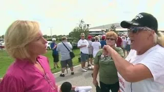 Trump supporter verbally attacks CNN reporter