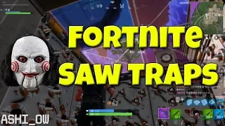 FORTNITE SAW TRAP - Fortnite Funny Moments #21