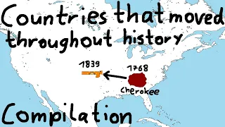 ALL Countries that moved throughout history