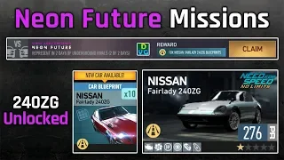 NFS No Limits | Neon Future Missions - Unlocking the Street Class Fairlady 240ZG