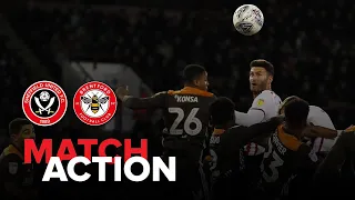 Blades 2-0 Brentford - match action