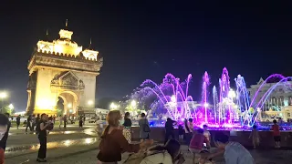 Vientiane Laos: evening November 2023