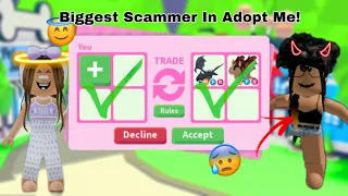 SCAMMED The BIGGEST SCAMMER In Adopt Me! *SHOCKING RESULTS* l BlossomPlayz #roblox #scammer