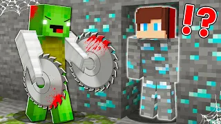 How JJ Became Diamond ORE and ESCAPE From Mikey With SAW HANDS in Minecraft ? - (Maizen)
