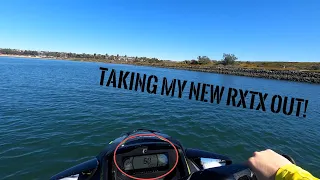 Driving around my new 2021 Sea Doo RXTX at Fiesta Island!