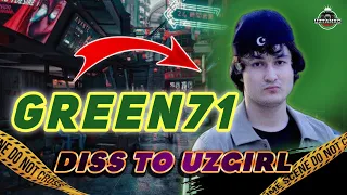 GREEN71 DISS YOZADIMI ? | UZGIRL GA DISS 🤯MINORDA YANGILIK 3TA TREK PREMYERA 🤫