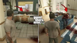 What Trevor did to Floyd and Debra in the mission Hang Ten? (GTA 5)