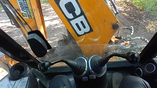 JCB 4cx 3cx погрузчик экскаватор.органы управления.знакомство с кабиной.управление/эксплуатация #jcb