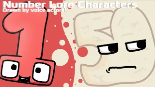 Number Lore Characters Drawn by Voice Actors! [1-50]