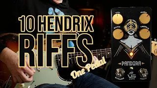 10 Jimi Hendrix Riffs | VS Audio Pandora Fuzz (Pedal Demo)